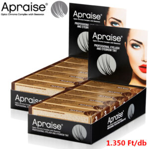 Apraise Professzionális hosszan tartós szempilla és szemöldökfesték 24x20 ml - sötétbarna (karton)